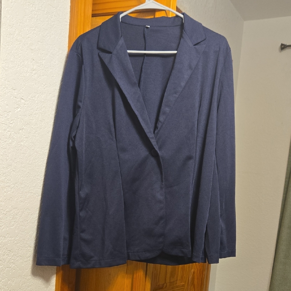 Classic Navy Women's Suit Jacket